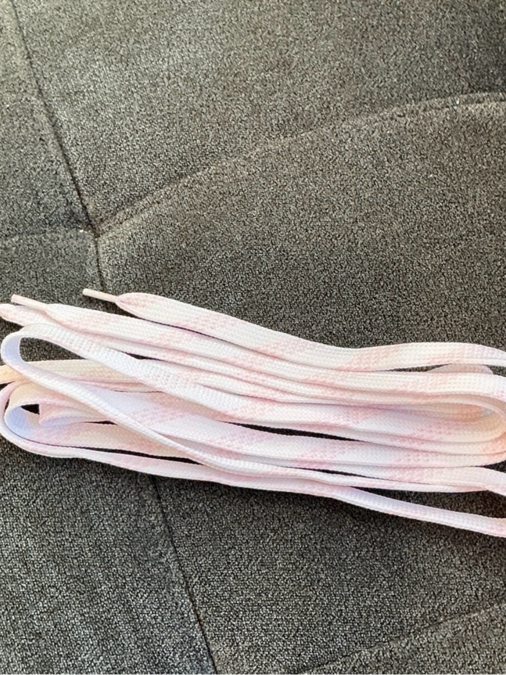 Alexander McQueen Light Pink Flat Shoelaces for Party Crafts